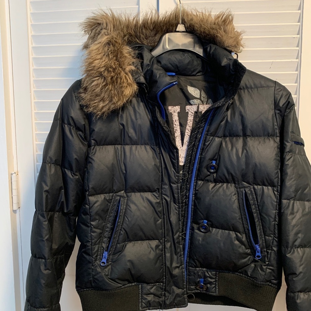 gap puffer bomber jacket